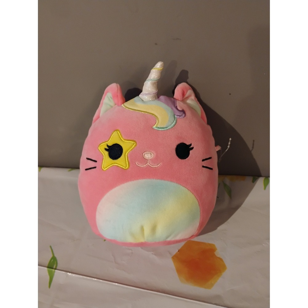Squishmallows Feodora the Pink Caticorn 8 Inch Plush Kellytoy Star Eye